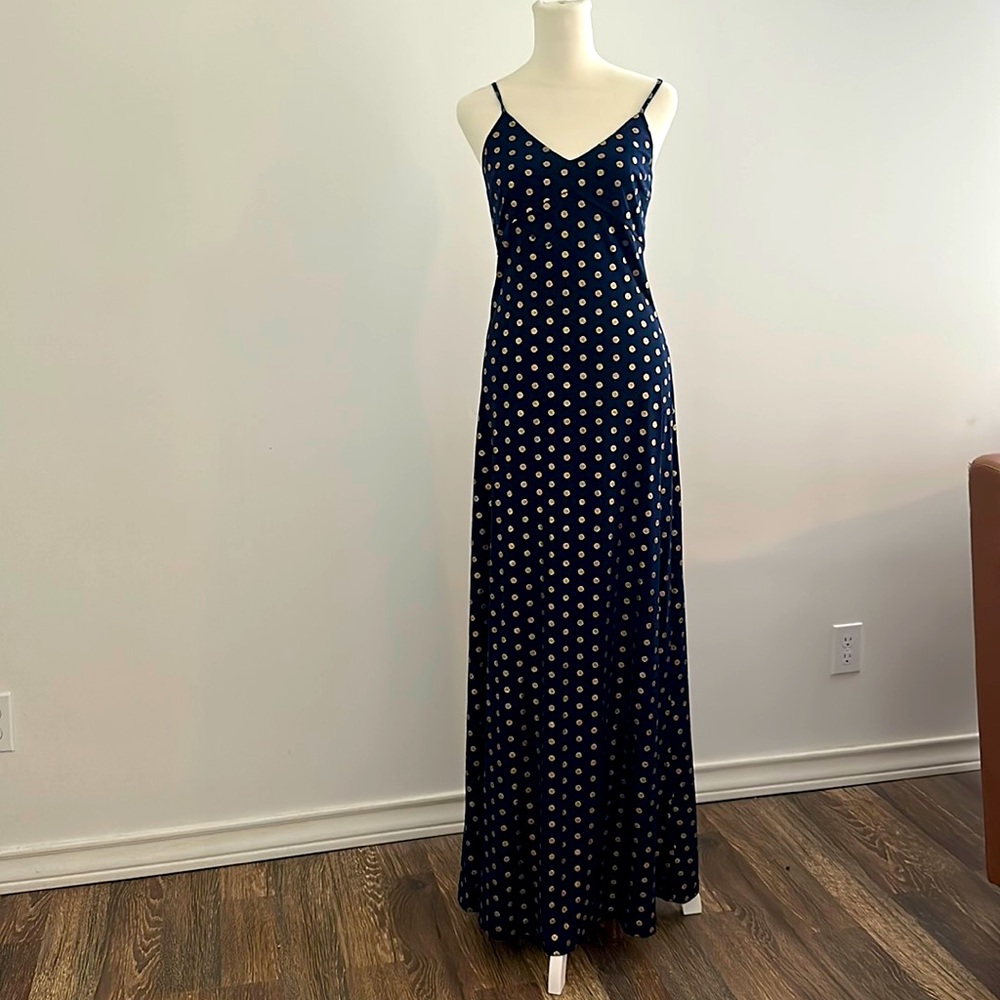 Michael by Michael Kors. Navy blue with gold detail